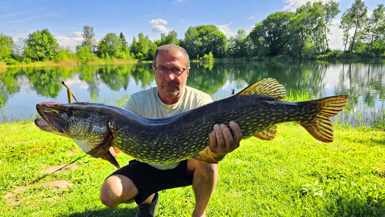 Traugott Emrich Hecht 107 cm 7,4 kg Ulrichsee