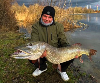 Niklas Hochreuter Hecht 106 cm 10,5 kg Ulrichsee