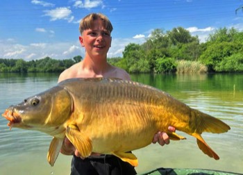 Niklas Hochreuther Karpfen 83 cm 12,1 kg Ulrichsee