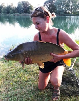Birgit Kußberger-Himmer Karpfen 80 cm Ulrichsee
