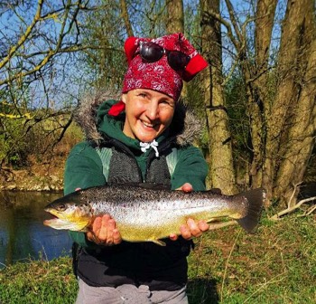 Rita Mohaupt Bachforelle 50 cm Pegnitz